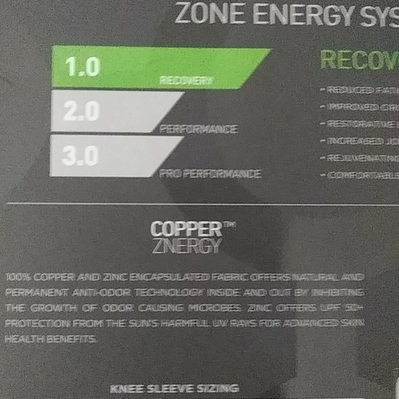 Lot of 3 NWT TOMMIE COPPER COMPRESSION KNEE SLEEVE S - Picture 7 of 9